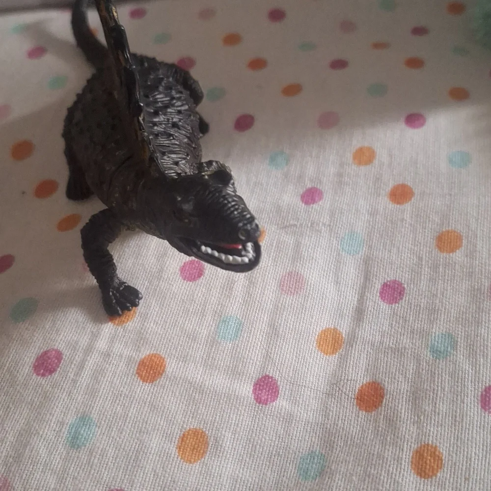 Reptile Toy Figure - Black and Brown